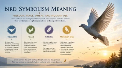 Bird Symbolism Meaning: Freedom, Peace, Omens, and Modern Use