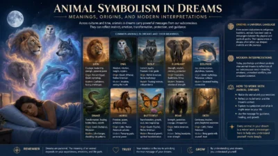 Animal Symbolism in Dreams: Meanings, Origins, and Modern Interpretations