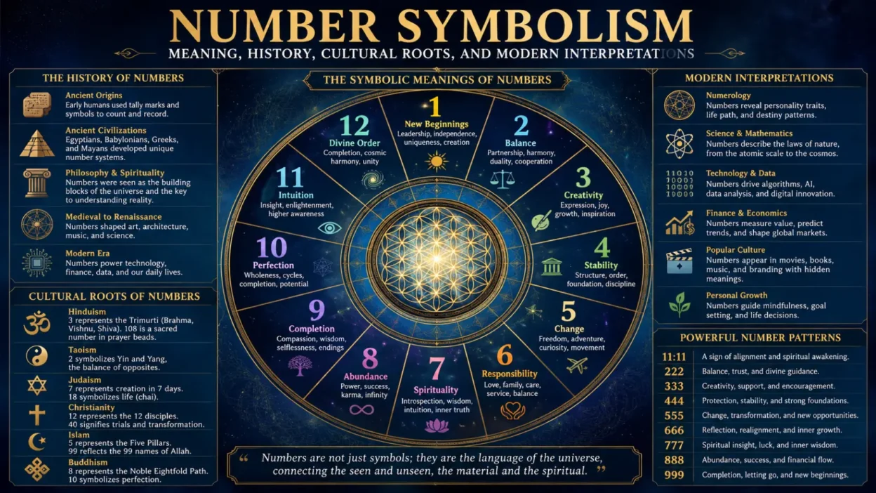 Number Symbolism: Meaning, History, Cultural Roots, and Modern Interpretations